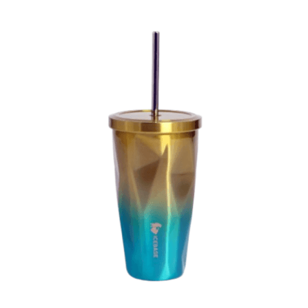 แก้วเก็บความเย็น ICEBASE รุ่น VL-505YG (GOAL) ขนาด 500 มิลลิลิตร สีเหลือง_0